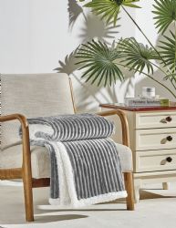 24 of Corduroy & Sherpa Reversible Throw
