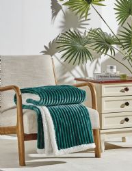 24 of Corduroy & Sherpa Reversible Throw