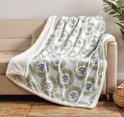 12 Wholesale "faith, Hope & Love" Printed Sherpa Throw