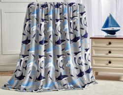 12 Wholesale Kids' FuN-Filled Fleece Throw