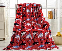 12 Wholesale Kids' FuN-Filled Fleece Throw