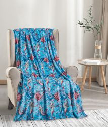 12 Wholesale Kids' FuN-Filled Fleece Throw