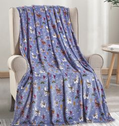 12 Wholesale Kids' FuN-Filled Fleece Throw