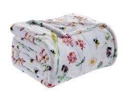 6 Wholesale 'bloom' Printed Queen Blanket