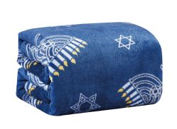 12 Wholesale Festive Holiday Fleece Throw