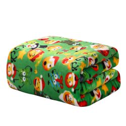 12 Wholesale Festive Holiday Fleece Throw