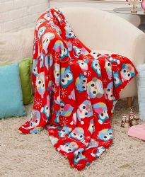 12 Wholesale Festive Holiday Fleece Throw