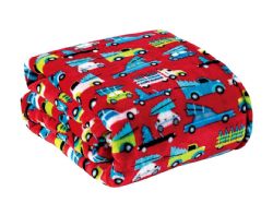 12 Wholesale Festive Holiday Fleece Throw