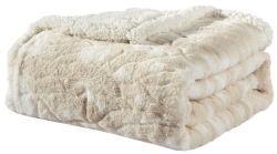 2 Wholesale Beige Alaska Sherpa Queen Blanket