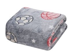12 Wholesale GloW-IN-ThE-Dark Fleece Throw