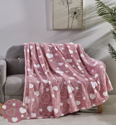 12 Wholesale GloW-IN-ThE-Dark Fleece Throw