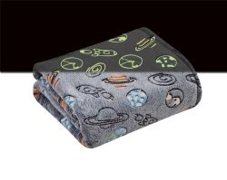 12 Wholesale GloW-IN-ThE-Dark Fleece Throw