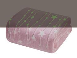 12 Wholesale GloW-IN-ThE-Dark Fleece Throw