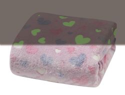 12 Wholesale GloW-IN-ThE-Dark Fleece Throw