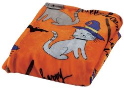 12 Wholesale Feline Frights Halloween Throw