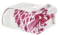 12 Wholesale Pinktober Breast Cancer Awareness Throw
