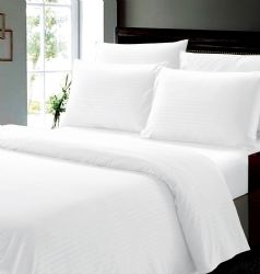 6 Wholesale 4-Piece Classic Stripe Twin Sheet Set - Assorted