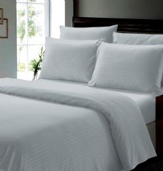 6 Wholesale 4-Piece Classic Stripe Queen Sheet Set - Assorted