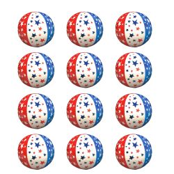 60 Wholesale Inflatable 16 Inch Patriotic Stars Beach Balls (12-Piece)