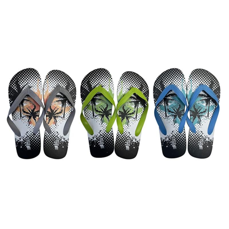 72 Pieces Men Flip Flops 3 Assorted - Footwear Accessories