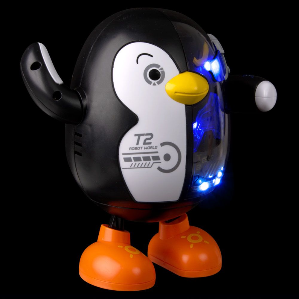 36 pieces of 7 inch Light And Sound Dancing Penguin Robot