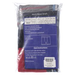 36 Pieces Yacht & Smith Mens Cotton Boxer Brief Underwear Size S - Mens Underwear