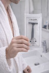 100 Pieces Yacht & Smith Double Blade Razor In Film Bag - Shaving Razors