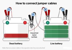 12 Wholesale Amp Booster Cable/ 9.75ft/3m Long 8 Gauge Pvc Bag