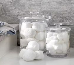 96 Wholesale 300 Piece Cotton Balls With Resealable Bag