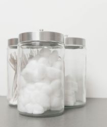 96 Wholesale 300 Piece Cotton Balls With Resealable Bag