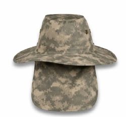48 Pieces High Profile Wide Brim Sun Hat Digital Army - Sun Hats