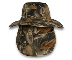 48 Pieces High Profile Wide Brim Sun Hat Hunting Camo - Sun Hats