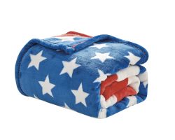 12 Pieces American Flag 50 X 70 Throw - Fleece & Sherpa Blankets