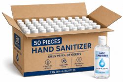 50 Wholesale Yacht & Smith Hand Sanitizer With Alcohol 2 oz