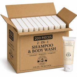 200 Wholesale Yacht & Smith 2 In 1 Shampoo And Body Wash 3oz Bottle