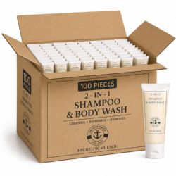 100 Wholesale Yacht & Smith 2 In 1 Shampoo And Body Wash 3oz Bottle