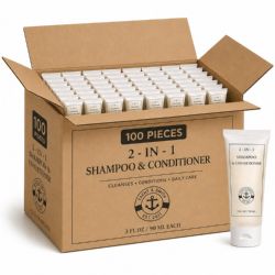 100 Wholesale Yacht & Smith 2 In 1 Shampoo And Conditioner 3oz Bottle