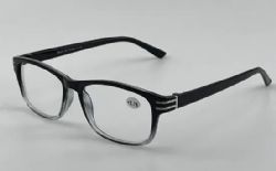 36 Pieces Unisex Rectangular Reading Glasses With Silver Stripe EnD-Piece Accents - Reading Glasses