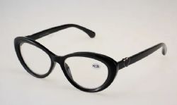 36 Pieces Women's Oval CaT-Eye Reading Glasses With Heart Stud Accents - Reading Glasses