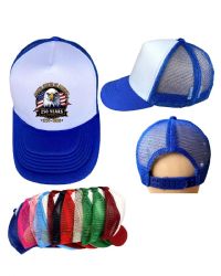 24 Pieces United State Of America 250 Freedom & Independence Usa Eagle Trucker Hat Neon Color - Baseball Caps & Snap Backs