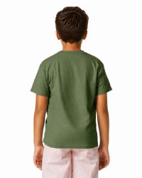 24 Pieces Kids Youth Cotton Army Green T Shirts Size XS - Boys T Shirts