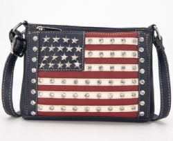 12 Pieces American Pride Collection Organizer/crossbody Navy - Tote Bags & Slings