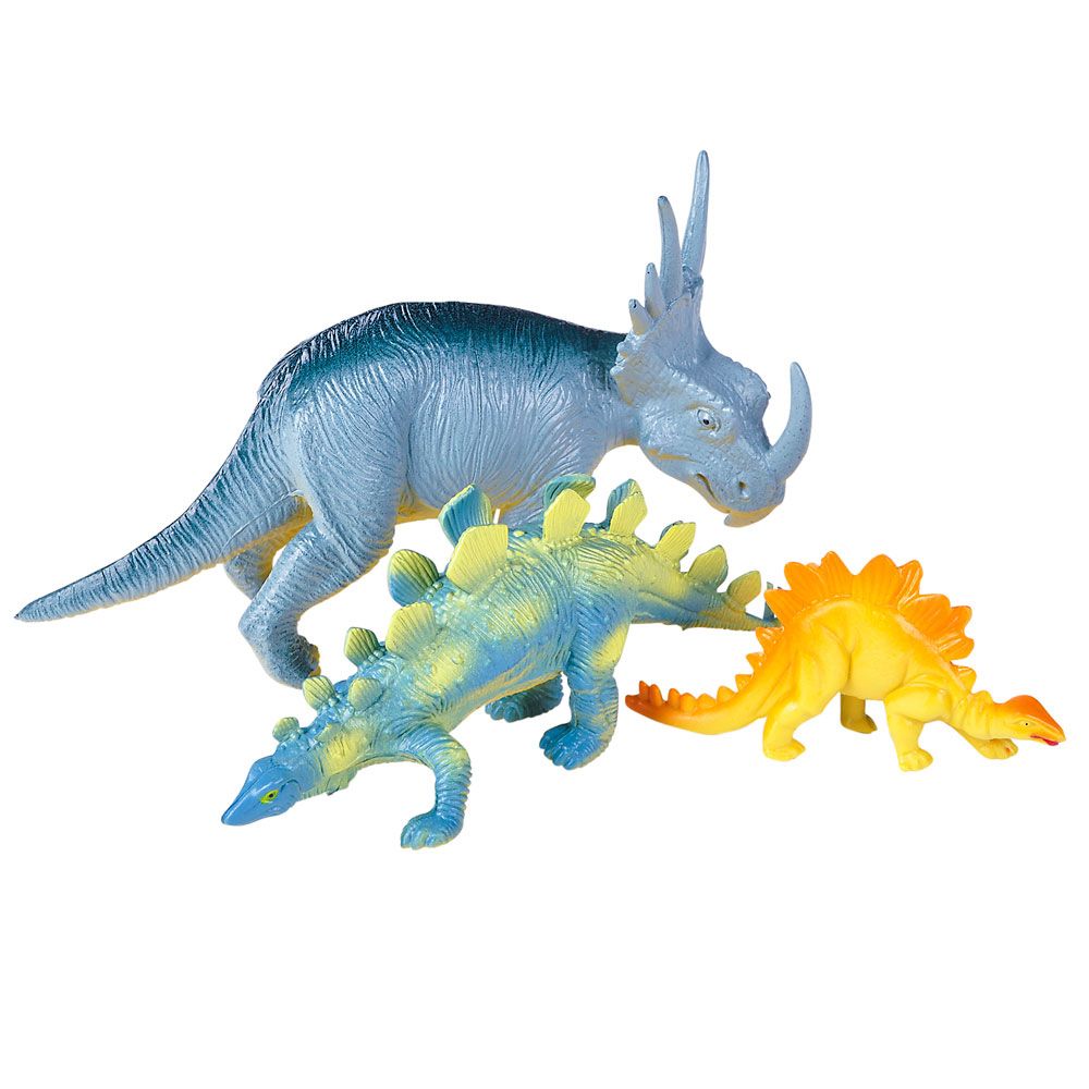 12 pieces 23 Pc Dinosaur Set In Carry Bag - Animal & Reptiles