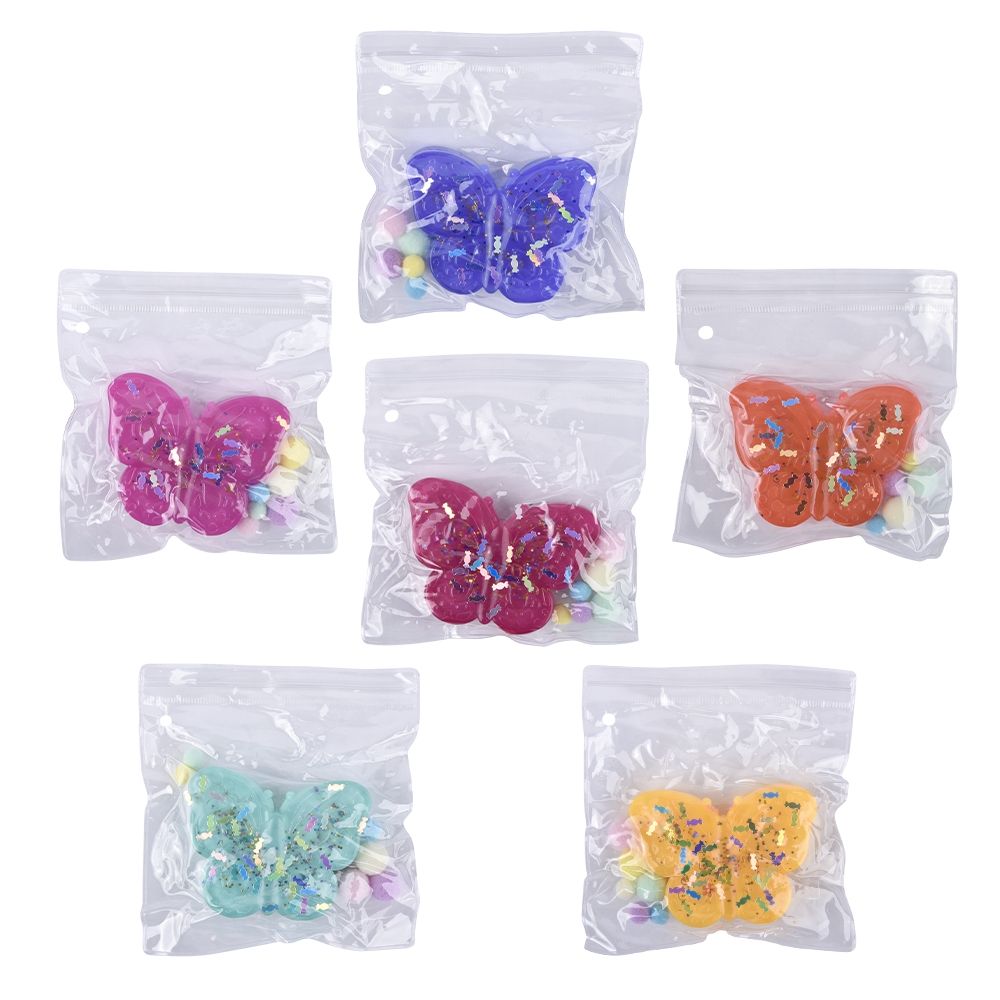 144 pieces 2.5" Sticky Squish Butterfly - Slime & Squishees