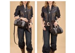 4 Pieces Wrangler Braided Paisley Bandana Boston Bag - Black - Tote Bags & Slings