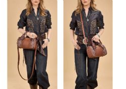 4 Pieces Wrangler Braided Paisley Bandana Boston Bag - Brown - Tote Bags & Slings