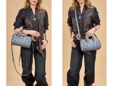 4 Pieces Wrangler Braided Paisley Bandana Boston Bag - Jean - Tote Bags & Slings