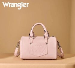 4 Pieces Wrangler Braided Paisley Bandana Boston Bag - Pink - Tote Bags & Slings