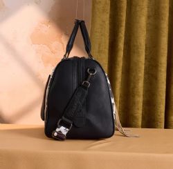 4 Pieces Wrangler Cow Print Fringe Duffle/Crossbody - Black - Duffel Bags