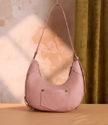 4 Pieces Wrangler Cow Print Fringe Shoulder Hobo Bag - Dark Pink - Shoulder Bags & Messenger Bags